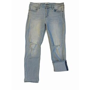 Vigoss Selvage Denim Jeans Womens 31 Blue Thompson Tomboy Stretch Medium Wash